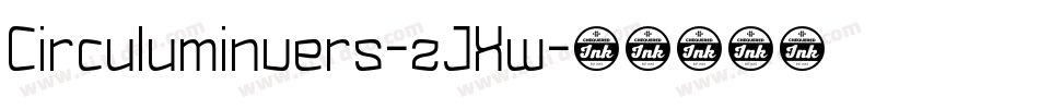 Circuluminvers-zJXw字体转换