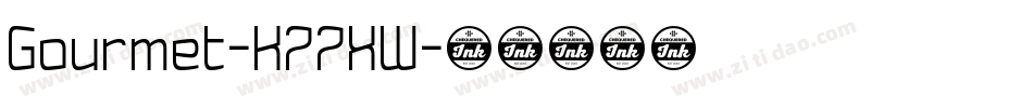 Gourmet-K77XW字体转换