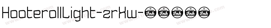 HooterollLight-zrXw字体转换
