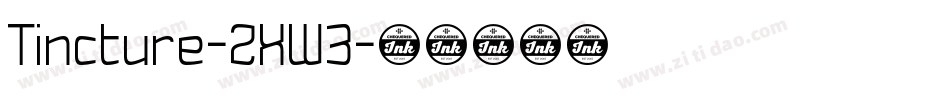 Tincture-2XW3字体转换