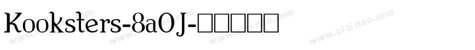Kooksters-8a0J字体转换