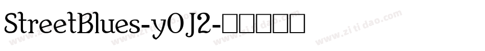 StreetBlues-y0J2字体转换