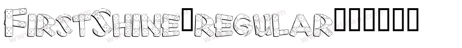 FirstShine-regular字体转换