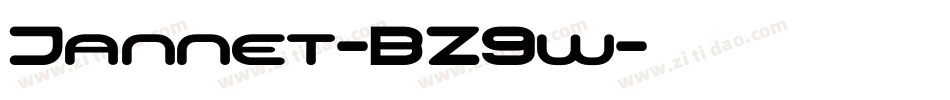 Jannet-BZ9w字体转换