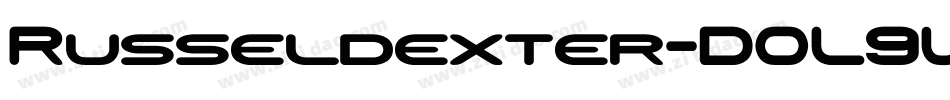 Russeldexter-DOL9W字体转换