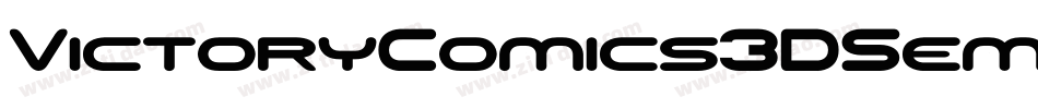 VictoryComics3DSemiItalic-v9W7字体转换 VictoryComics3DSemiItalic-v9W7字体转换