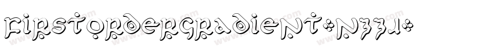 FirstOrderGradient-nzZJ字体转换