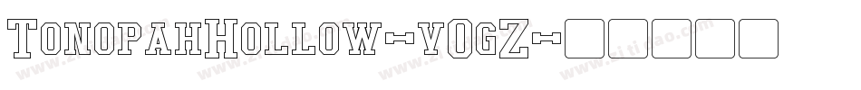 TonopahHollow-vOgZ字体转换
