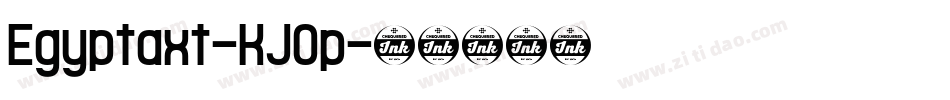 Egyptaxt-KJ0p字体转换