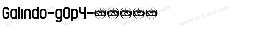 Galindo-g0p4字体转换