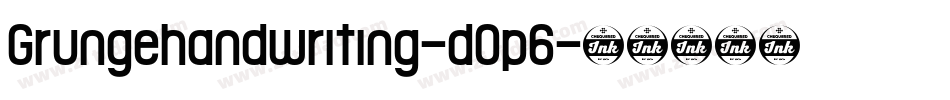 Grungehandwriting-d0p6字体转换