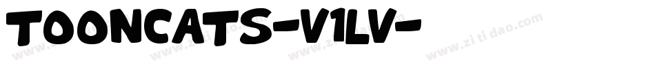 ToonCats-V1lV字体转换