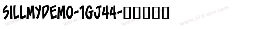 SillmyDemo-1Gj44字体转换