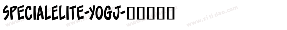 SpecialElite-YOGj字体转换