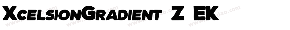 XcelsionGradient-Z3EK字体转换