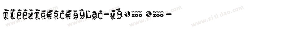 TippytoesRegular-vq59字体转换