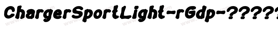 ChargerSportLight-rGdp字体转换