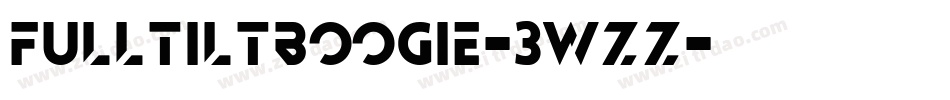 Fulltiltboogie-3wZz字体转换