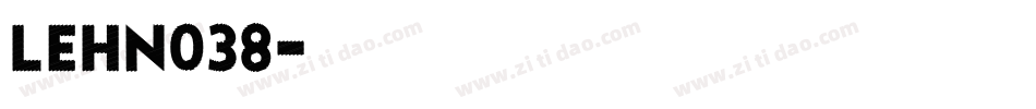 LEHN038字体转换