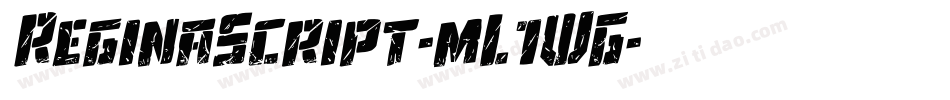 ReginaScript-mL1WG字体转换