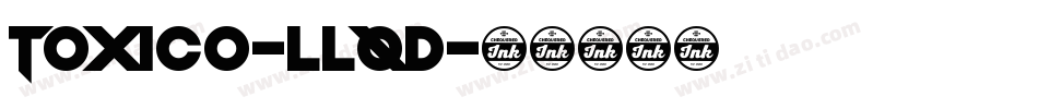 Toxico-LLqD字体转换