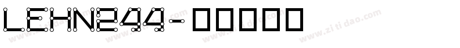 LEHN244字体转换
