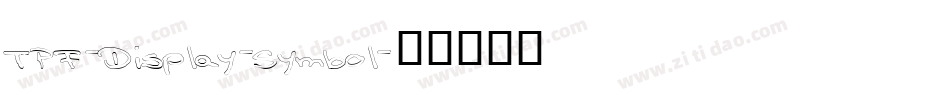 TPF-Display-Symbol字体转换