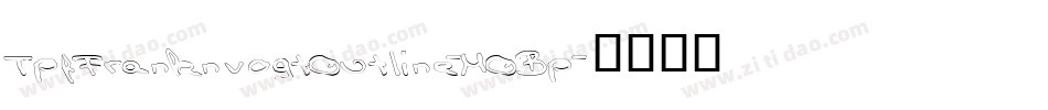 TpfFranknvogtOutline-MOBp字体转换