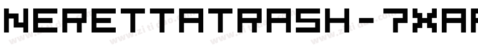 NerettaTrash-7XaR字体转换