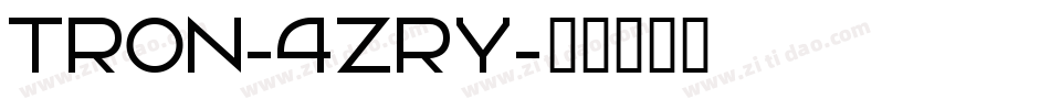 Tron-4ZrY字体转换