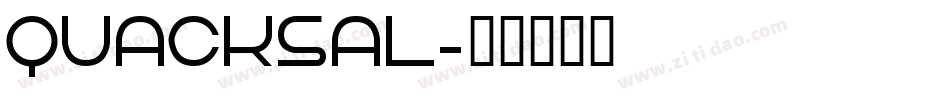 quacksal字体转换