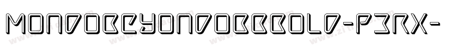 MondobeyondobbBold-P3rx字体转换