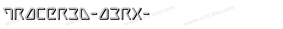 Tracer3D-a3rx字体转换