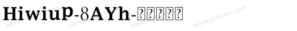 Gawain-8OYg字体转换