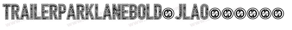 TrailerParkLaneBold-Jlao字体转换