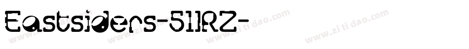 Eastsiders-51lRZ字体转换