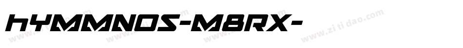 Hymmnos-m8rx字体转换
