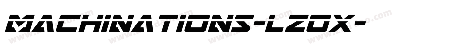 Machinations-lz0X字体转换