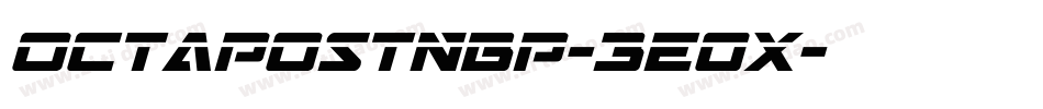 OctapostNbp-3e0X字体转换