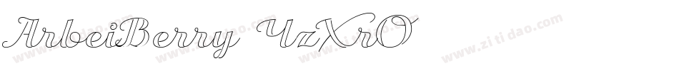ArbeiBerry-YzXrO字体转换