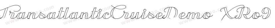 TransatlanticCruiseDemo-XRo9字体转换