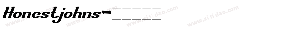 Honestjohns字体转换