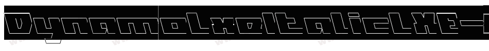 DynamoLxeItalicLXE字体转换
