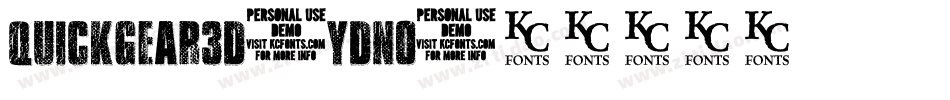 Quickgear3D-YDnO字体转换