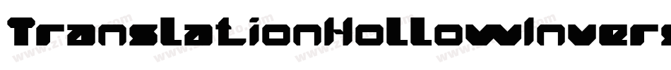 TranslationHollowInverse-51XGL字体转换 TranslationHollowInverse-51XGL字体转换