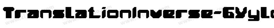 TranslationInverse-6Yylo字体转换