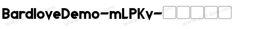 BardloveDemo-mLPKv字体转换