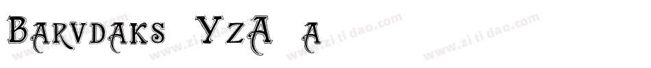 Barudaks-YzA2a字体转换