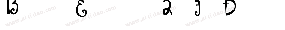 BethEllen2-JqDm字体转换