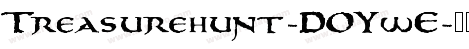 Treasurehunt-DOYwE字体转换